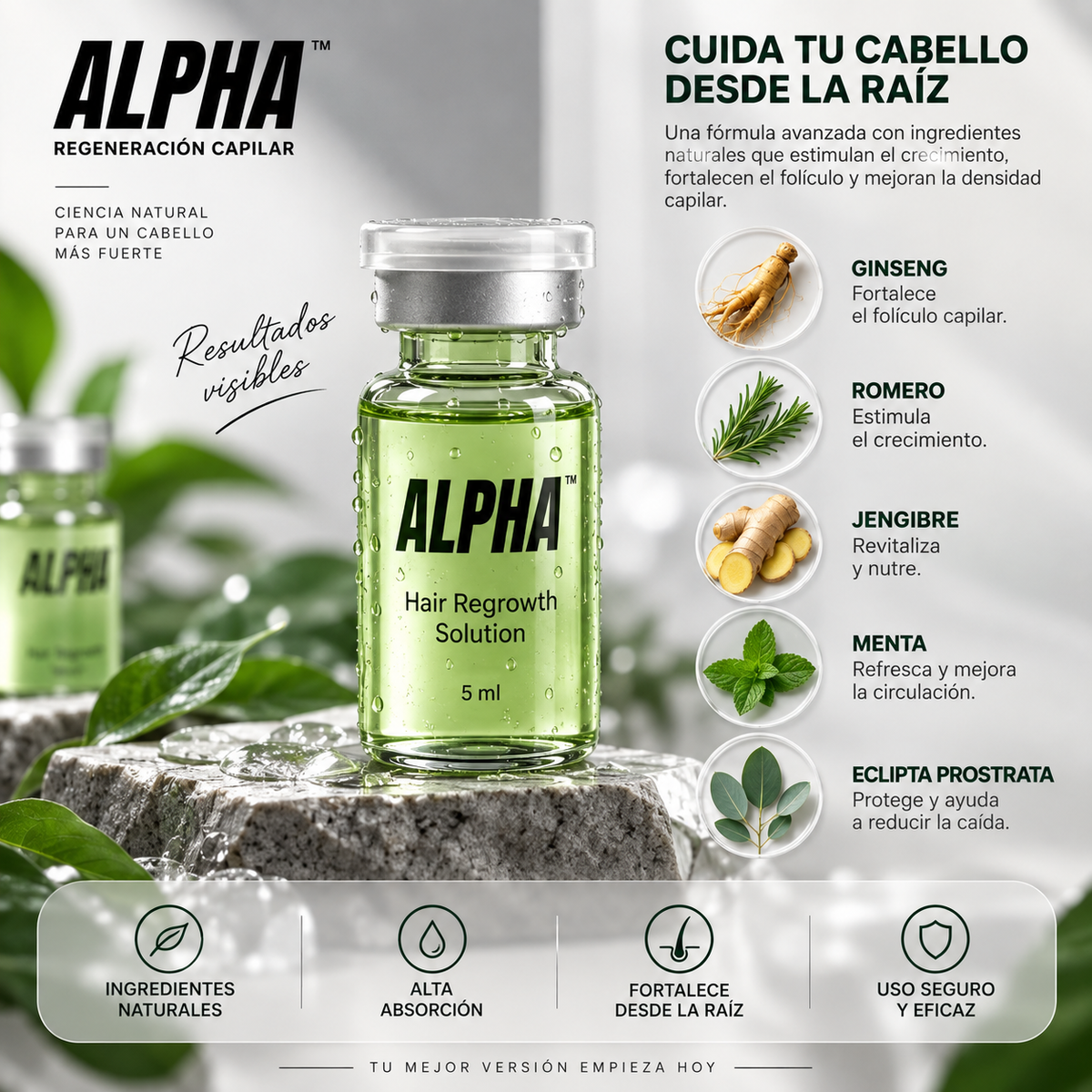 Alpha™ – Sistema de Regeneración Capilar